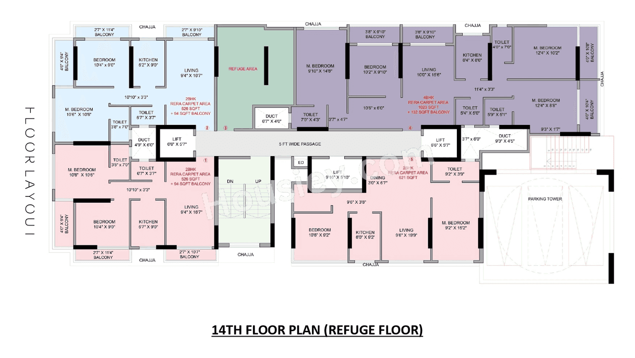 Nirvaana Coral Floor plan 3