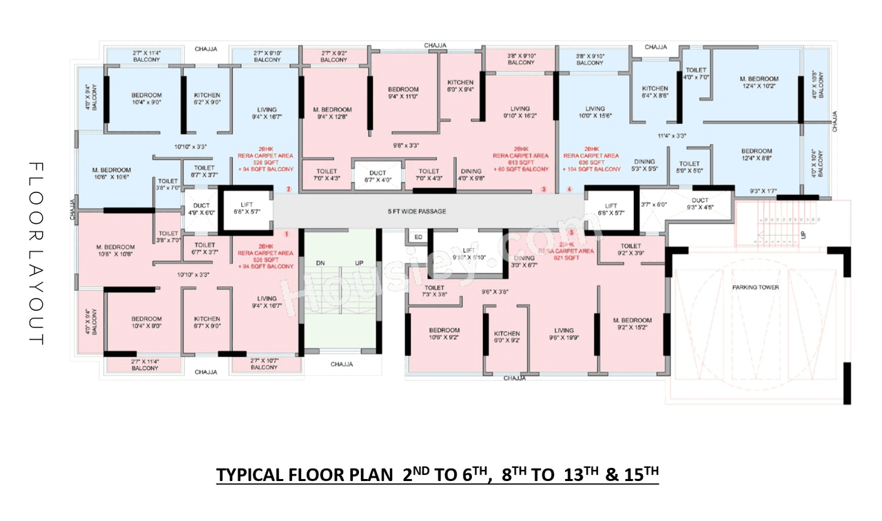 Nirvaana Coral Floor plan 4