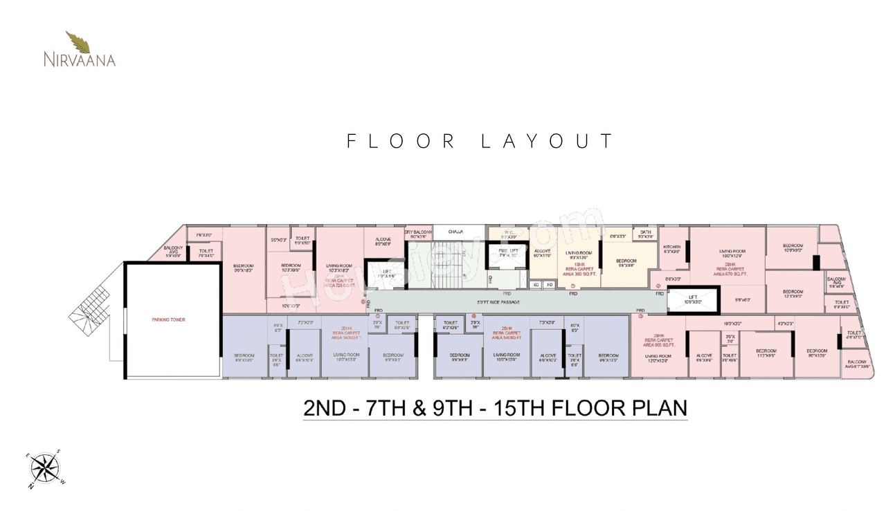 Nirvaana Pride Floor plan 2