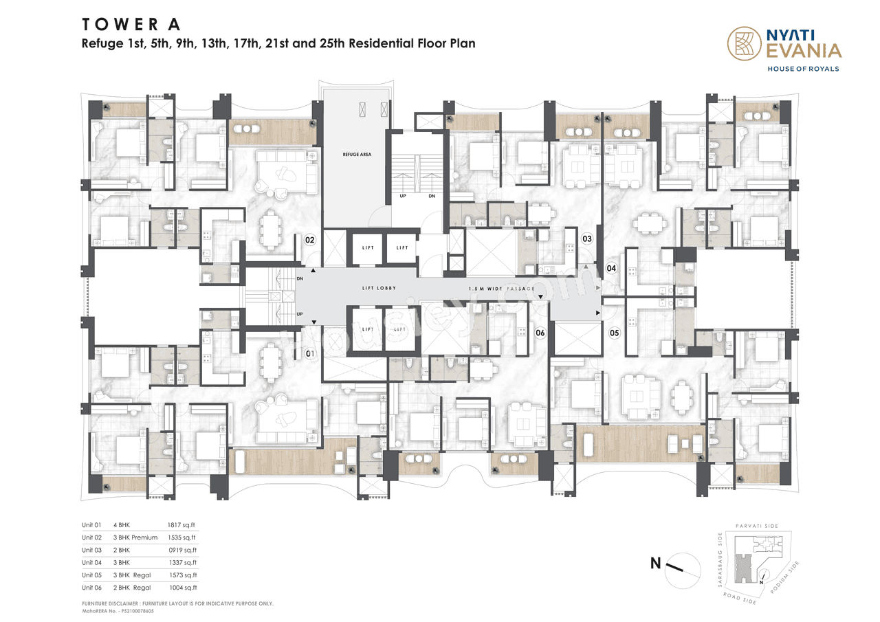Nyati Evania Floor plan 1