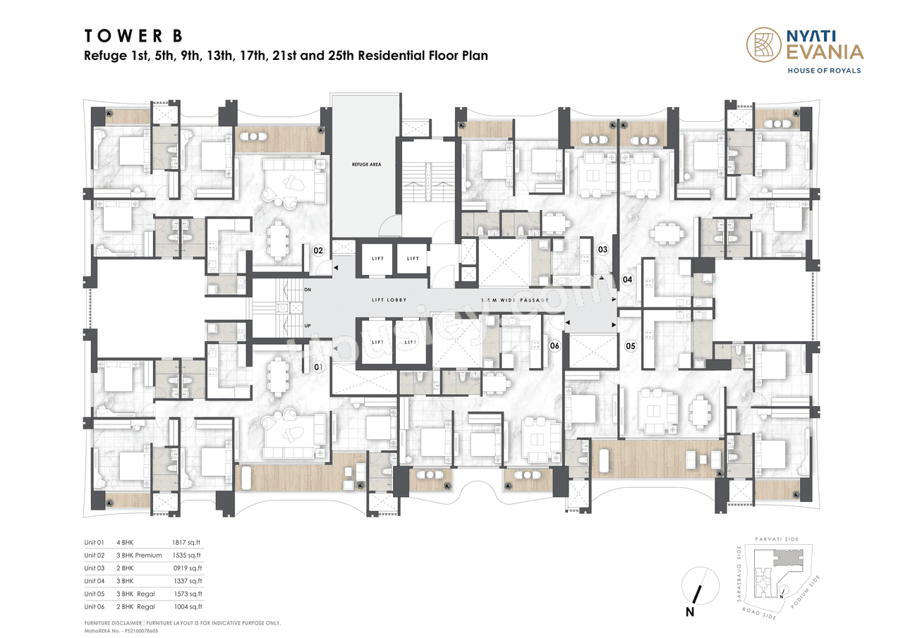 Nyati Evania Floor plan 3