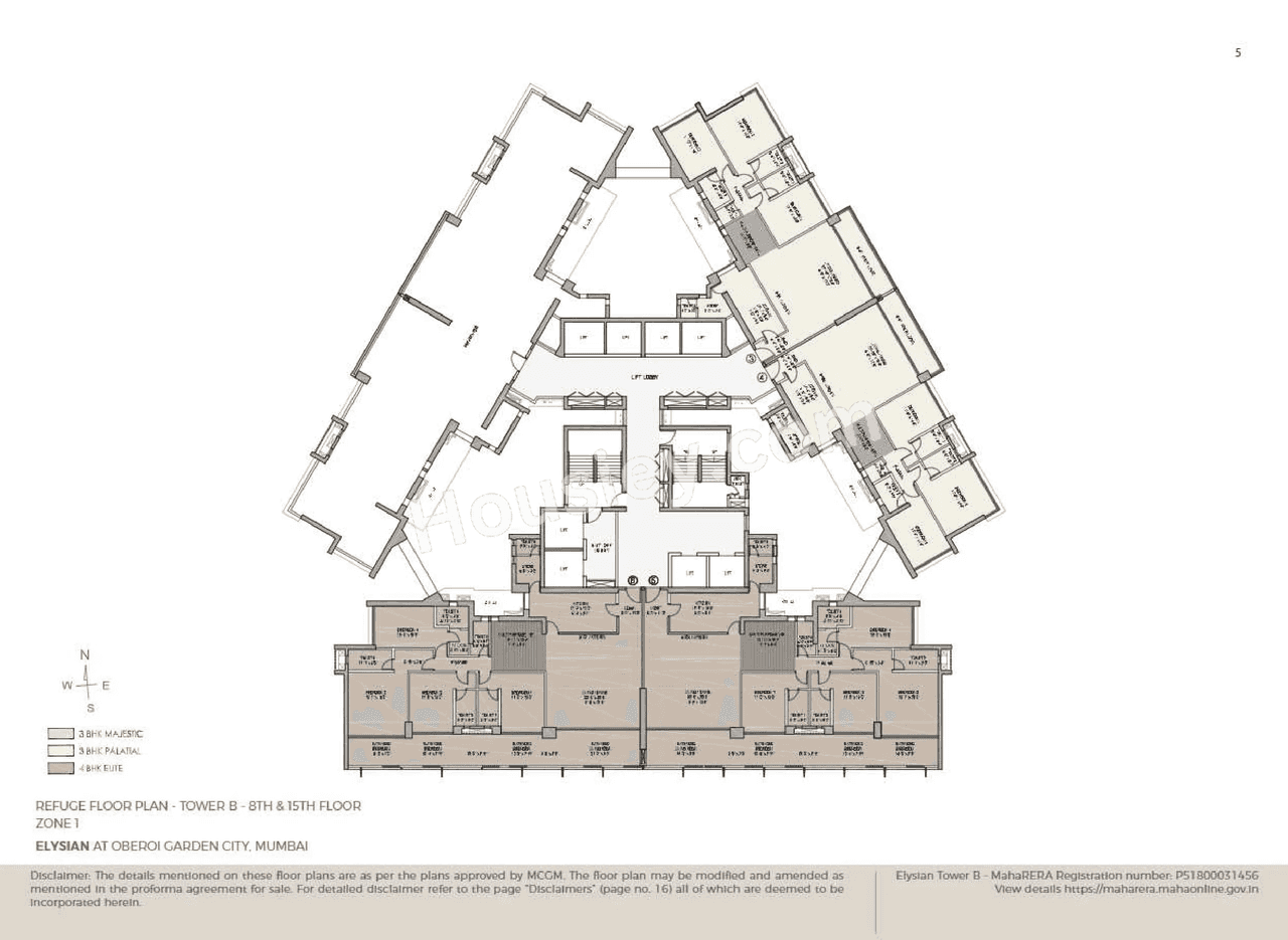 Oberoi Garden City - Elysian Floor plan 2