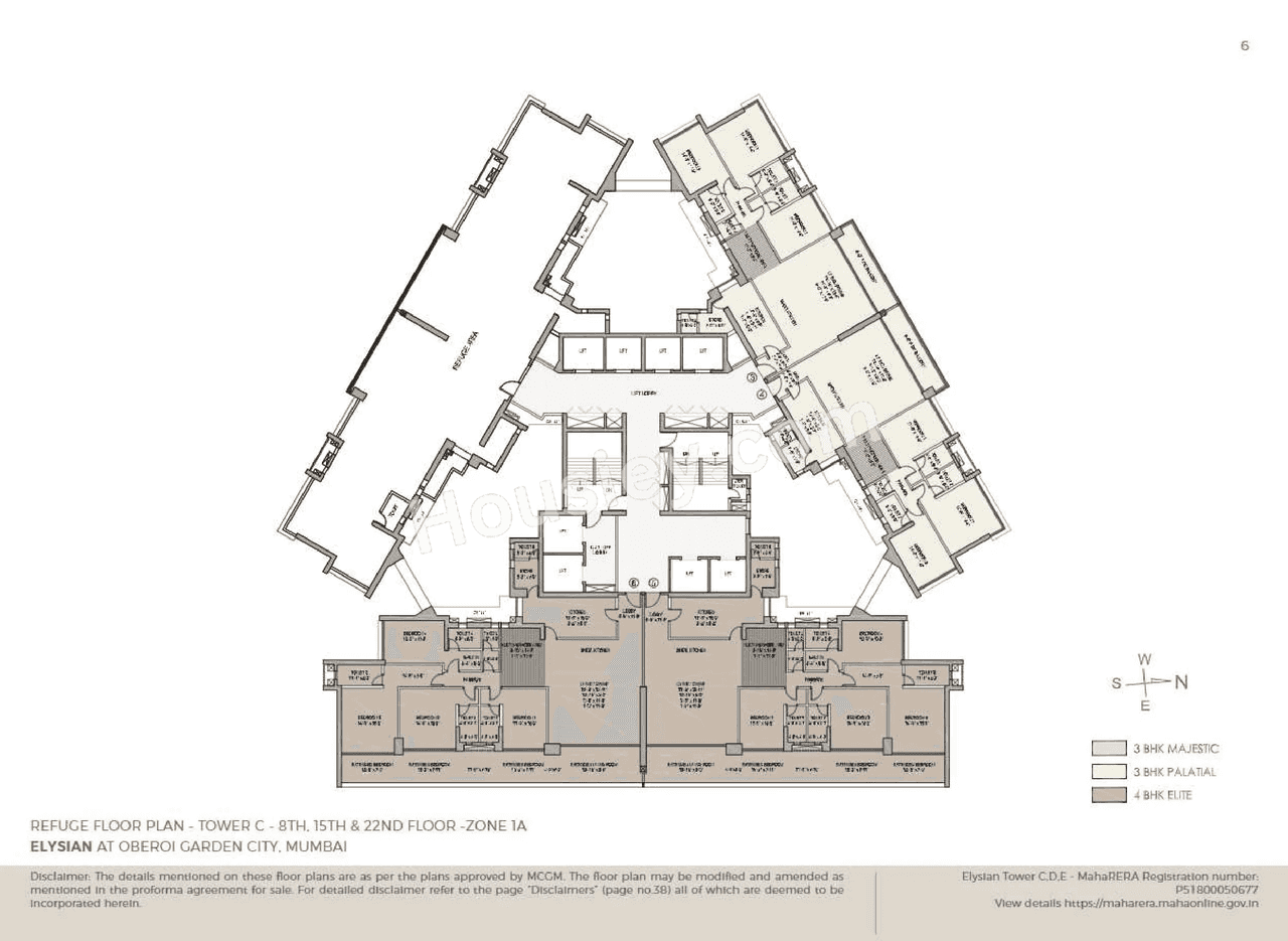 Oberoi Garden City - Elysian Floor plan 5