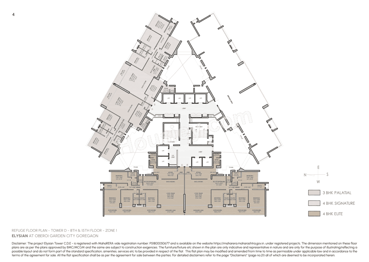Oberoi Garden City - Elysian Floor plan 9