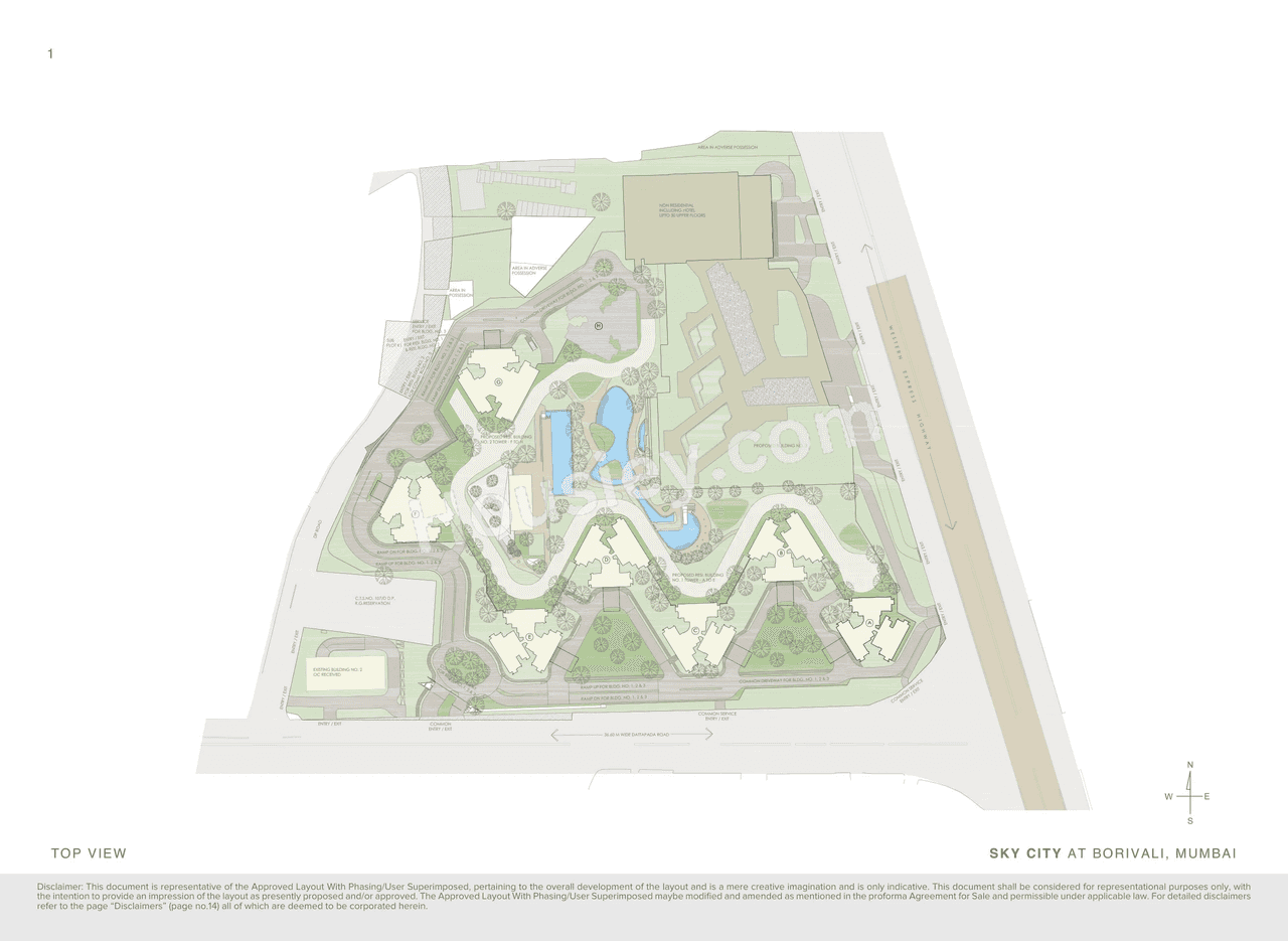 Oberoi Sky City Floor plan 3