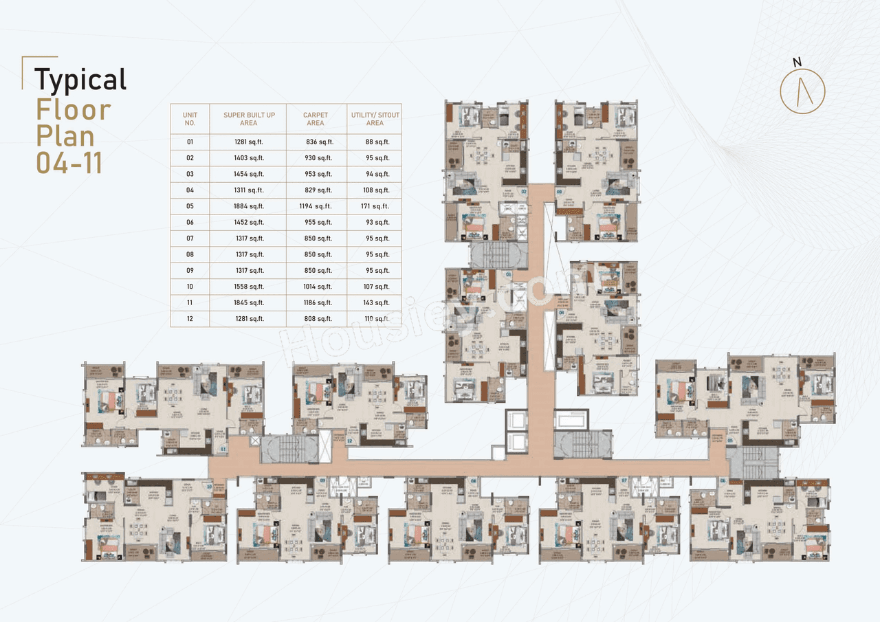 Oceanus White Meadows Floor Plan