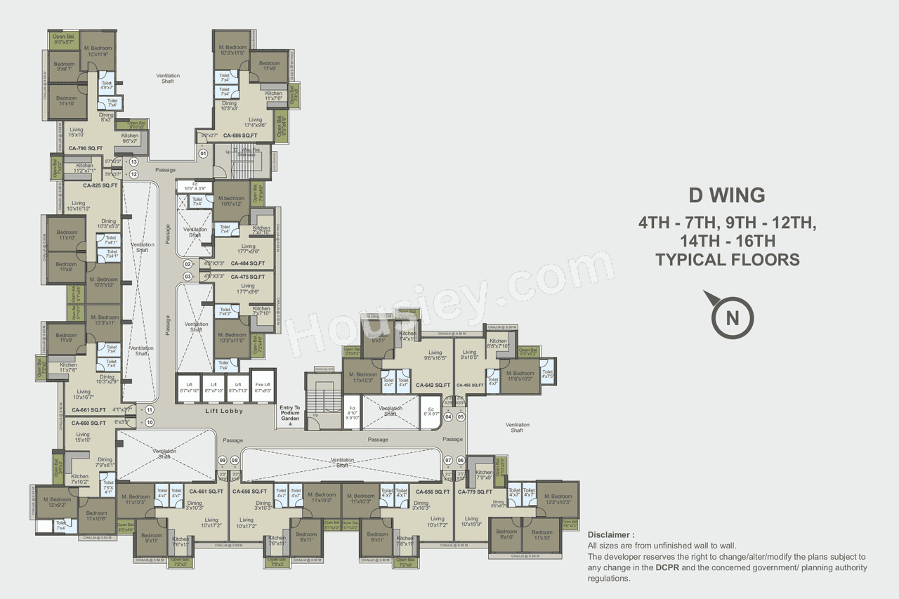 Olive Sector Green Floor plan 5