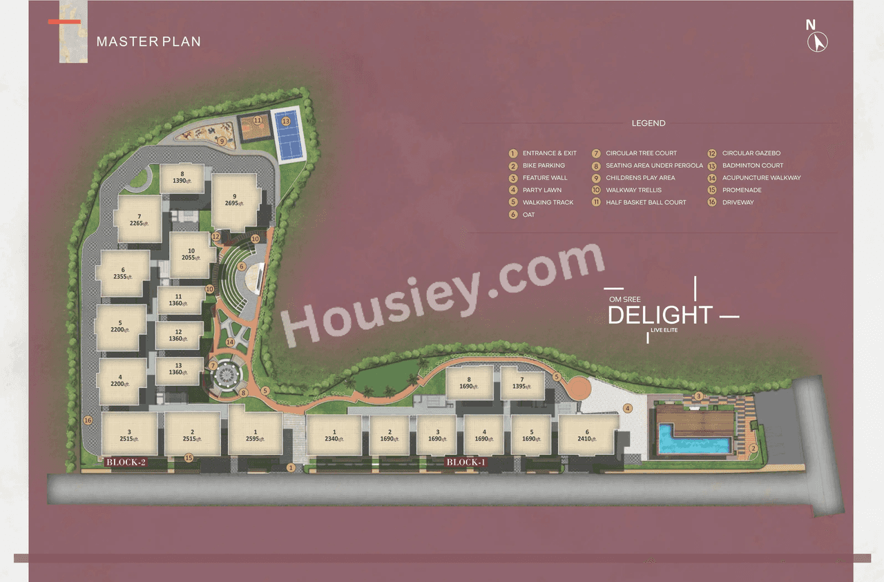 Om Sree Delight Master Plan