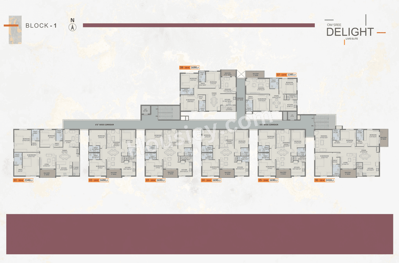 Om Sree Delight Floor plan 1