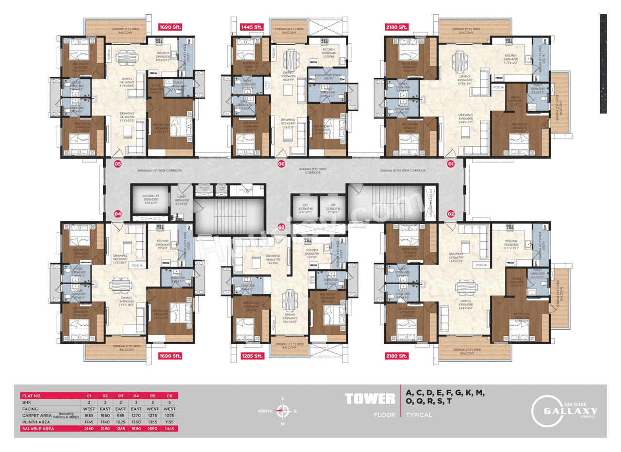 Om Sree Gallaxy Floor plan 1