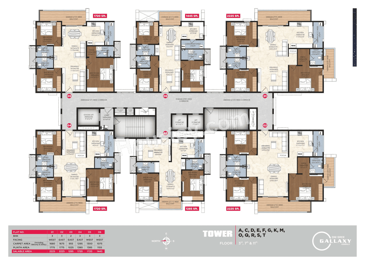 Om Sree Gallaxy Floor plan 2