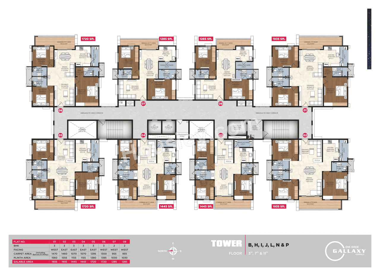 Om Sree Gallaxy Floor plan 4