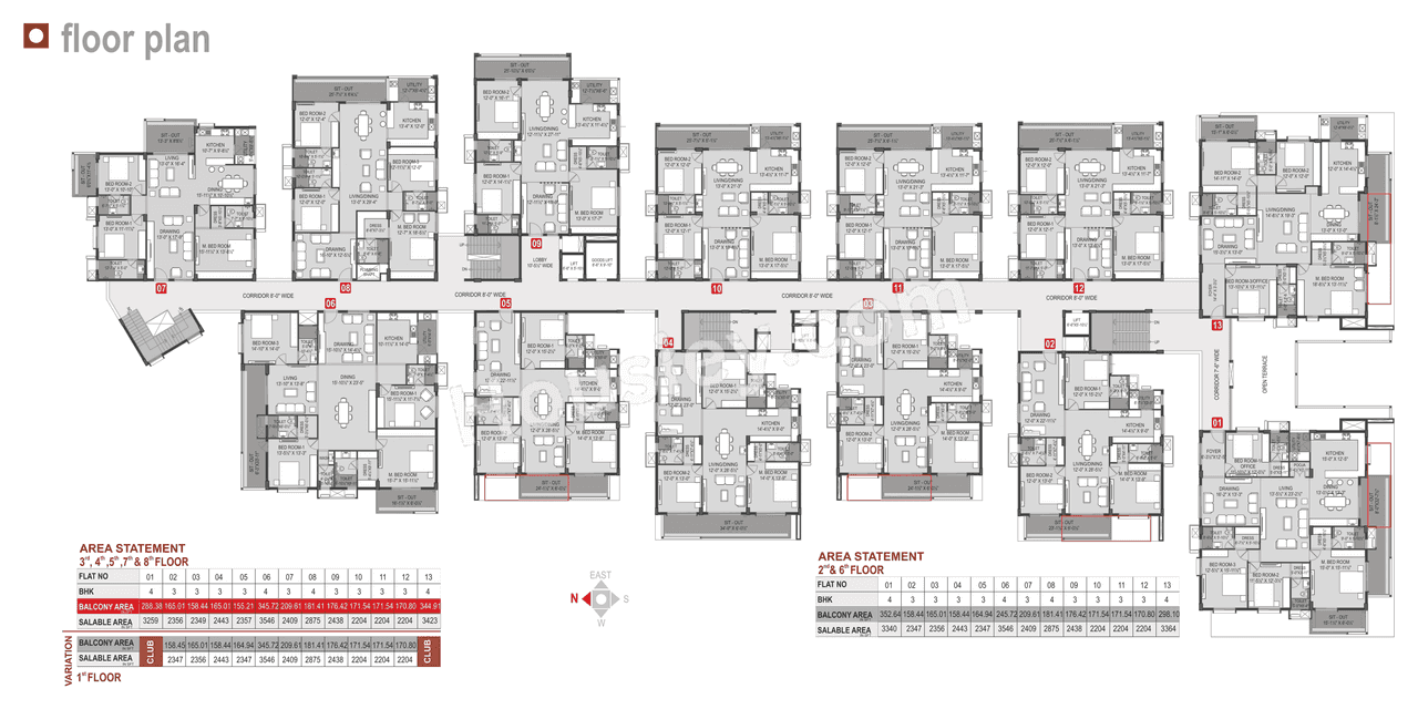 Om Sree Glory Floor Plan