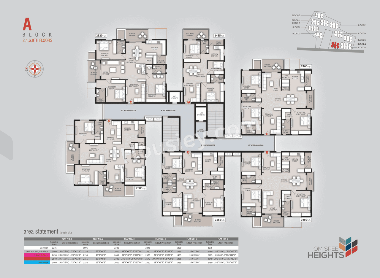 Om Sree Heights Floor plan 1