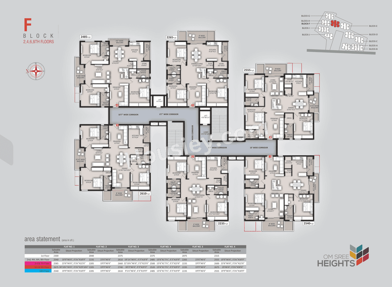 Om Sree Heights Floor plan 6