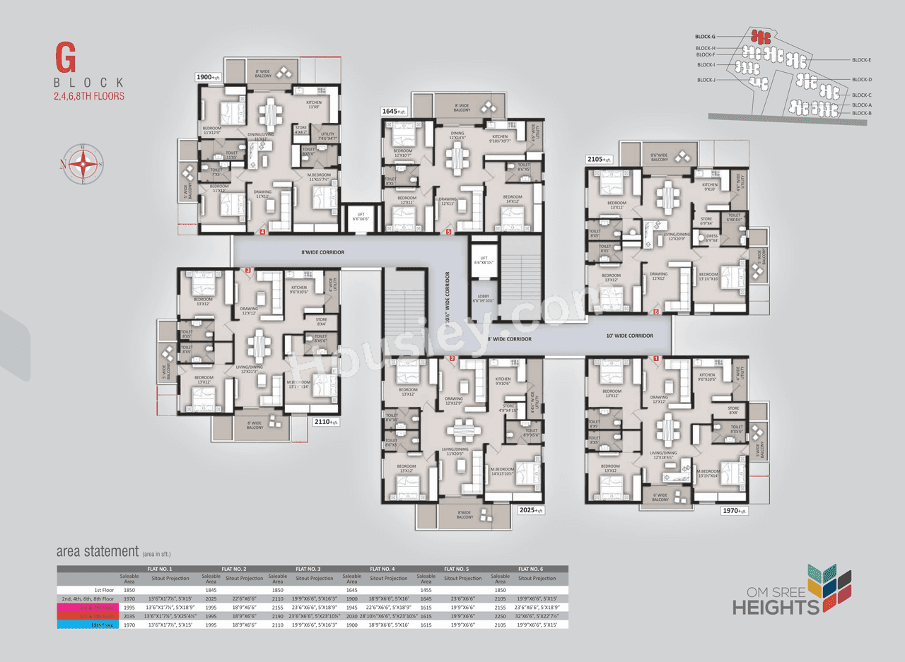Om Sree Heights Floor plan 7
