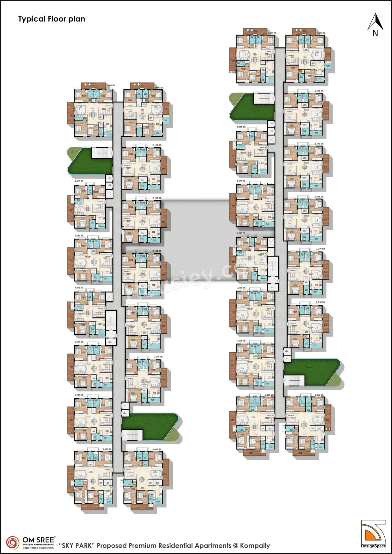 Om Sree Skypark Floor Plan
