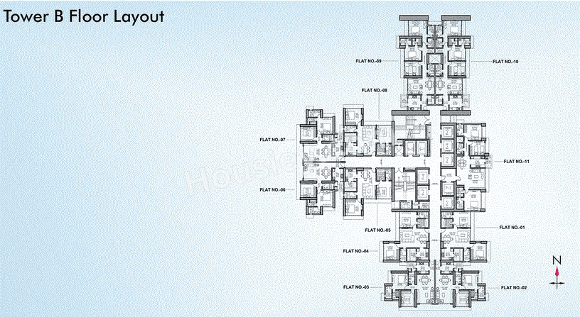 Omkar Alta Monte Floor plan 1