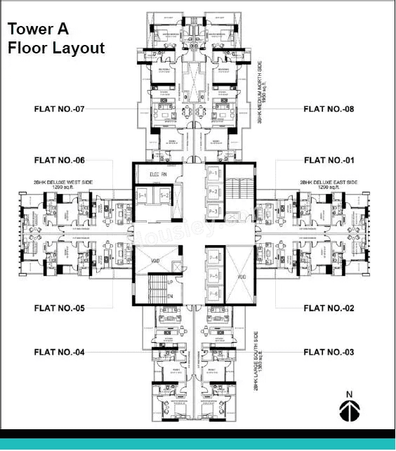 Omkar Alta Monte Floor plan 4