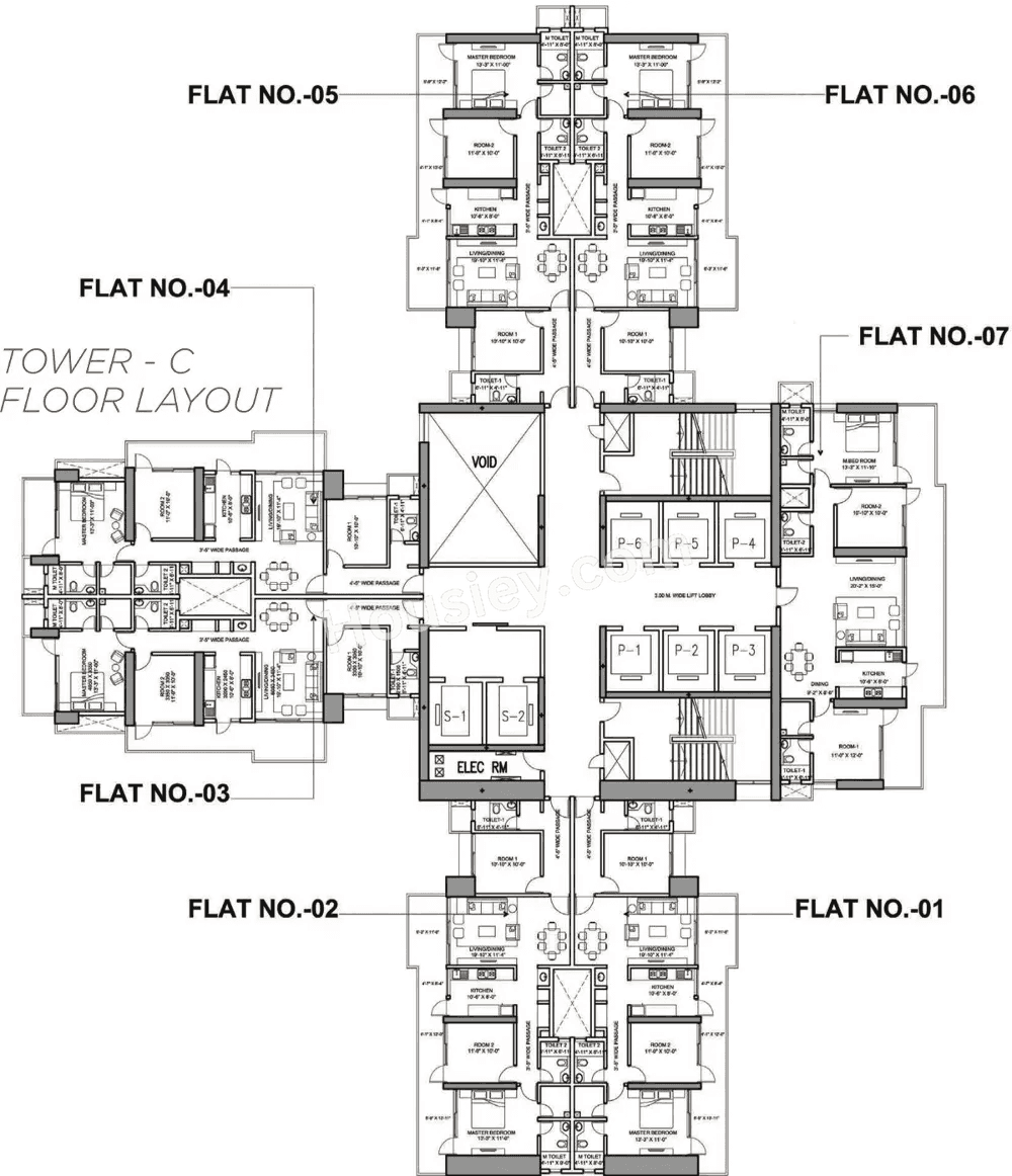 Omkar Alta Monte Floor plan 5