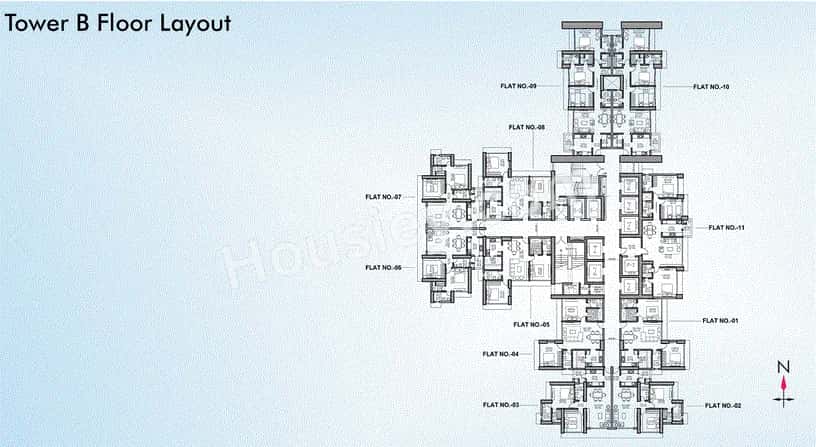 Omkar Alta Monte Floor plan 2