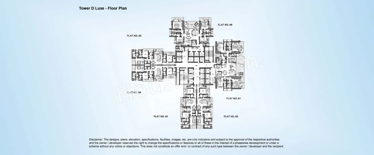 Omkar Alta Monte Floor plan 1