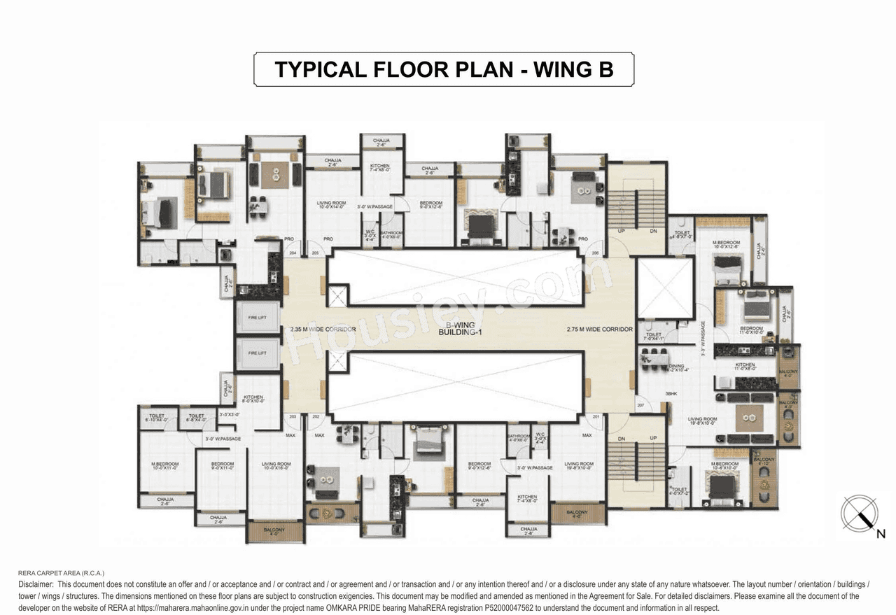 Omkara Pride Floor plan 2