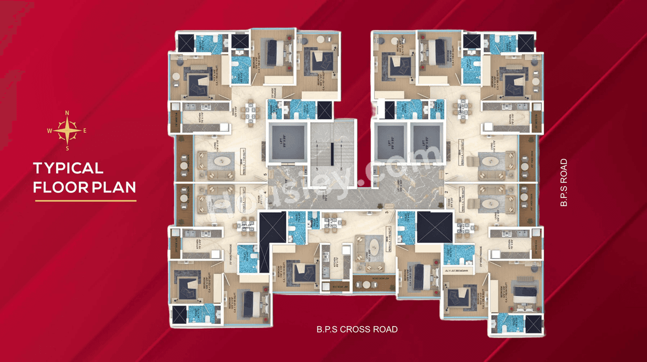 Oscar Om Nandanvan Floor plan 1