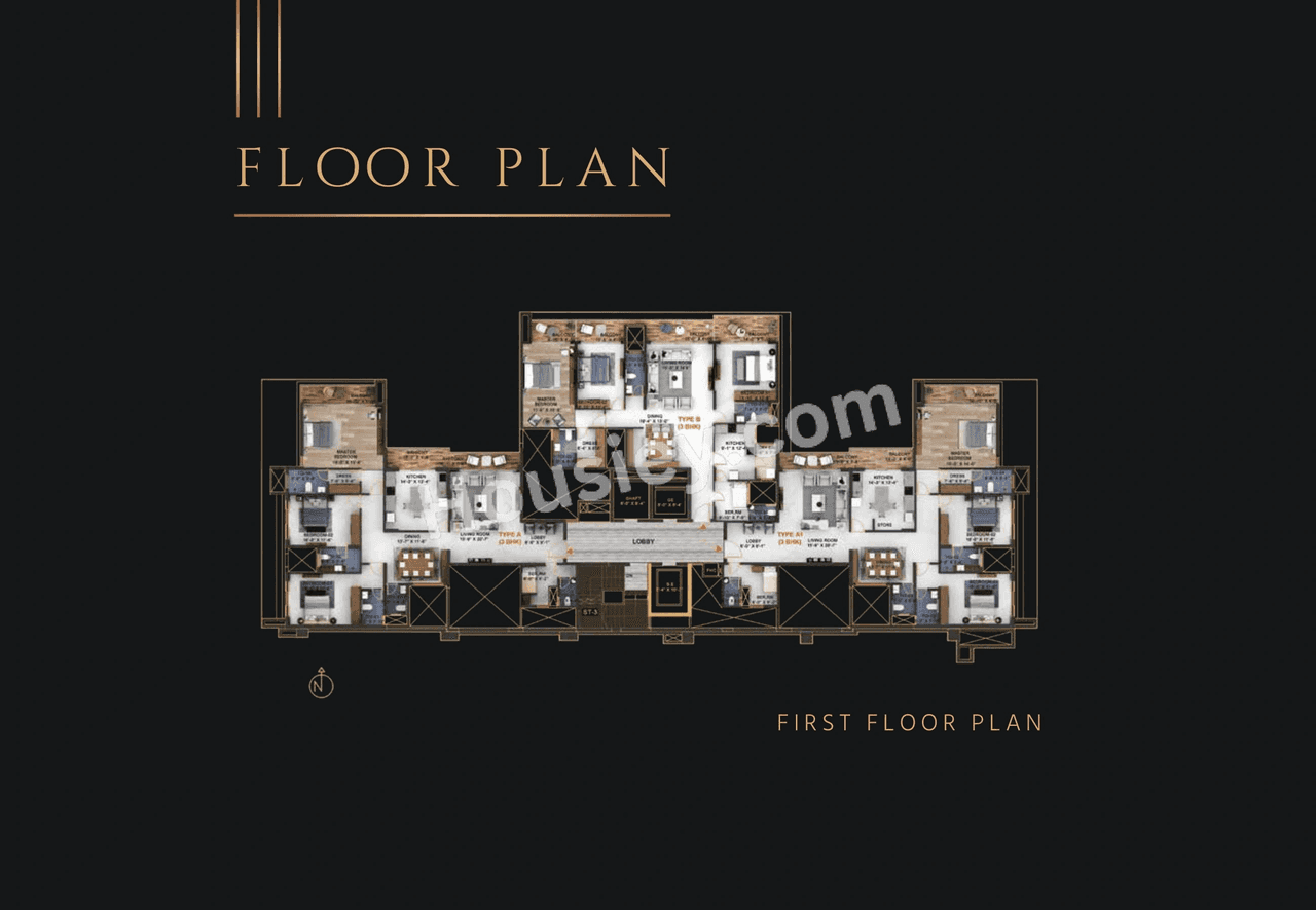 Pacifica Hamilton Floor plan 1