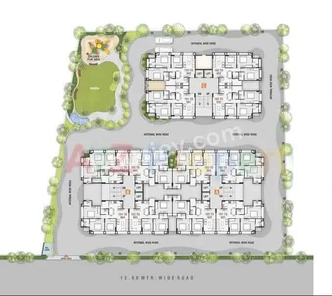 Bhaktisagar Palaash Oak Prime Floor plan 2