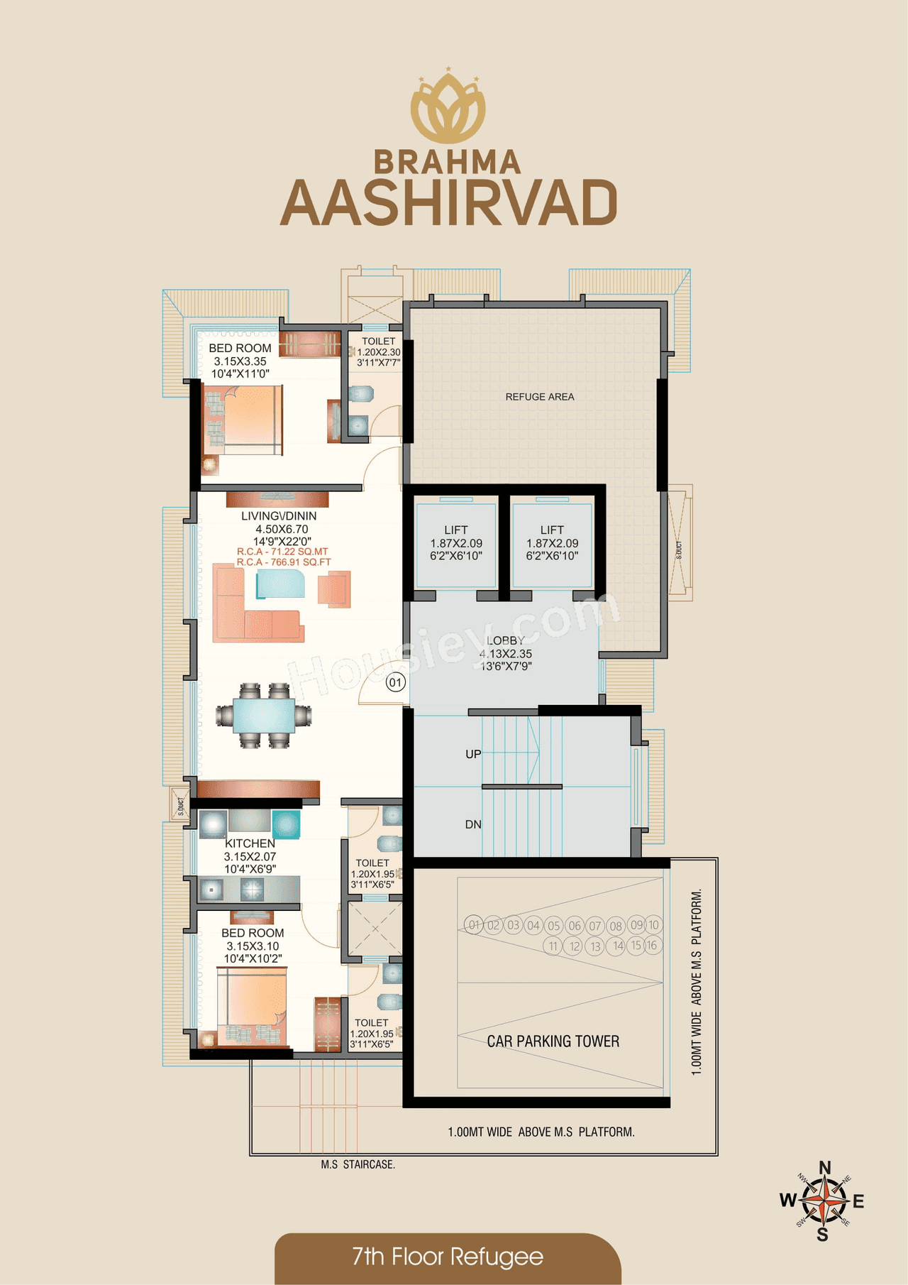 Panchnaad Brahma Ashirwad Floor plan 1