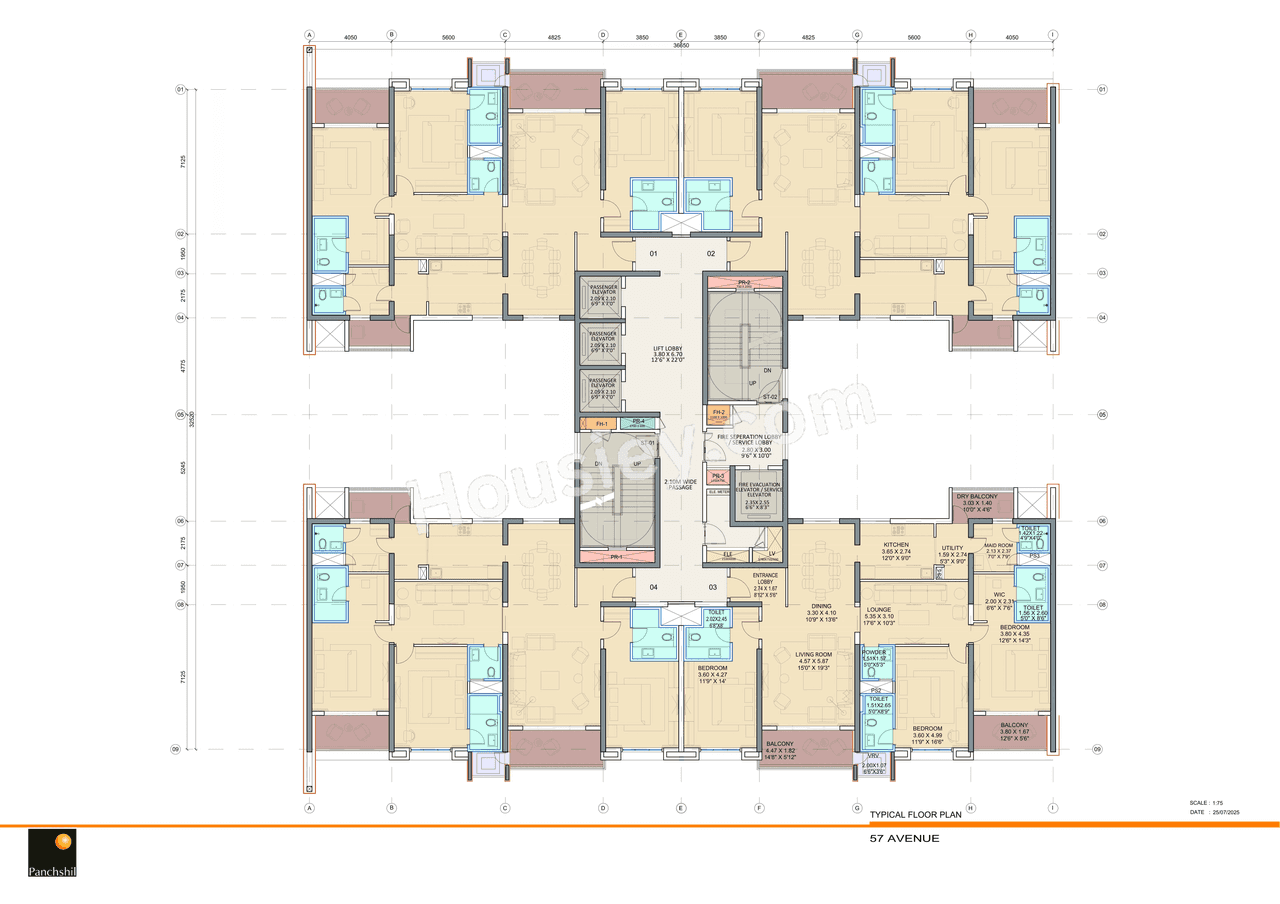 Panchshil 57 Avenue Floor plan 3