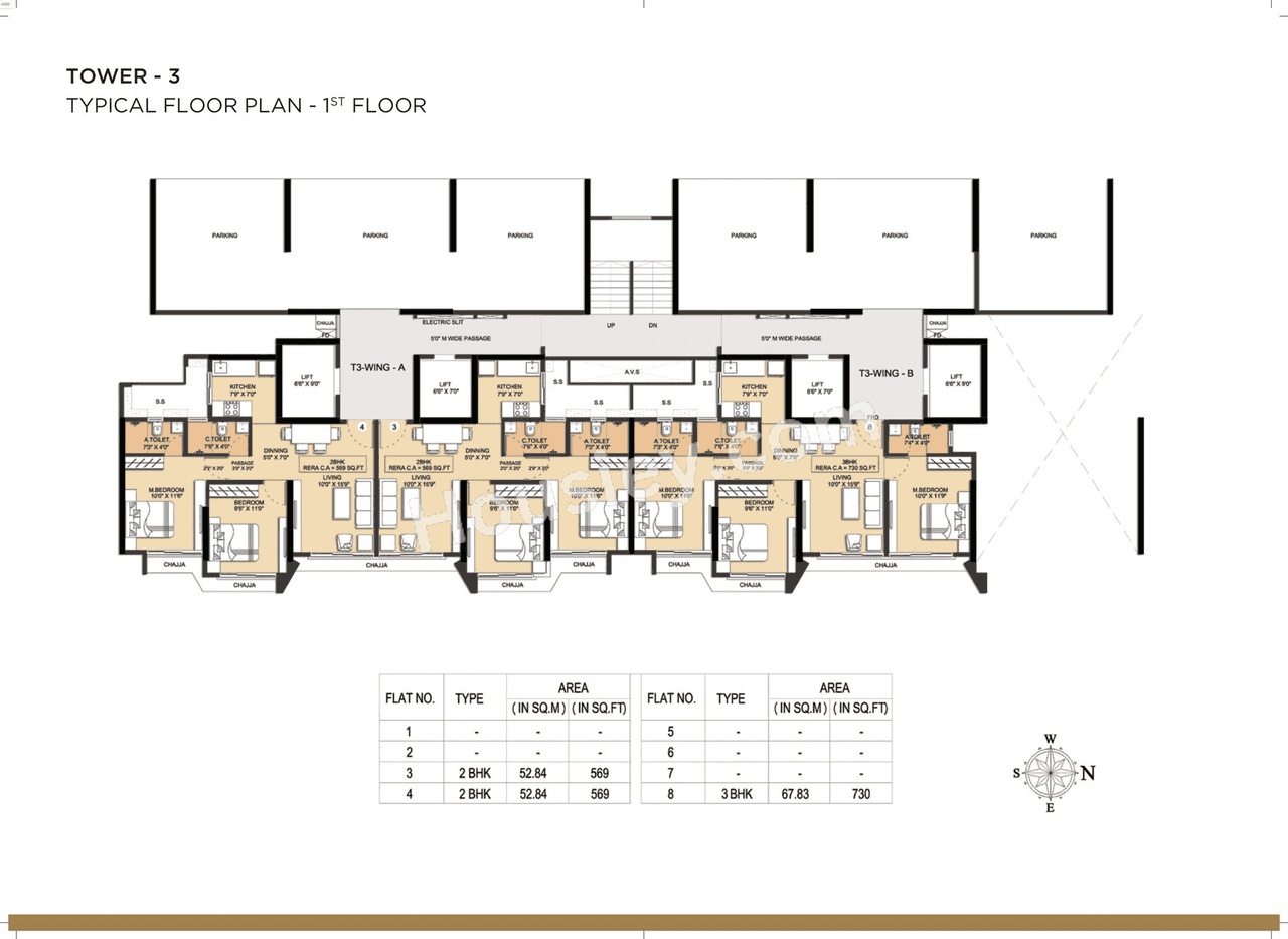 Paradigm 71 Midtown Floor plan 5