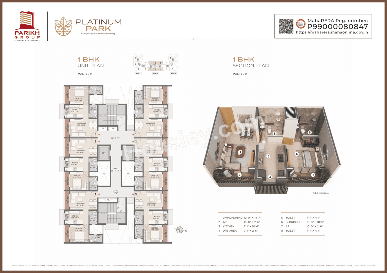 Parikh Platinum Park Floor plan 8