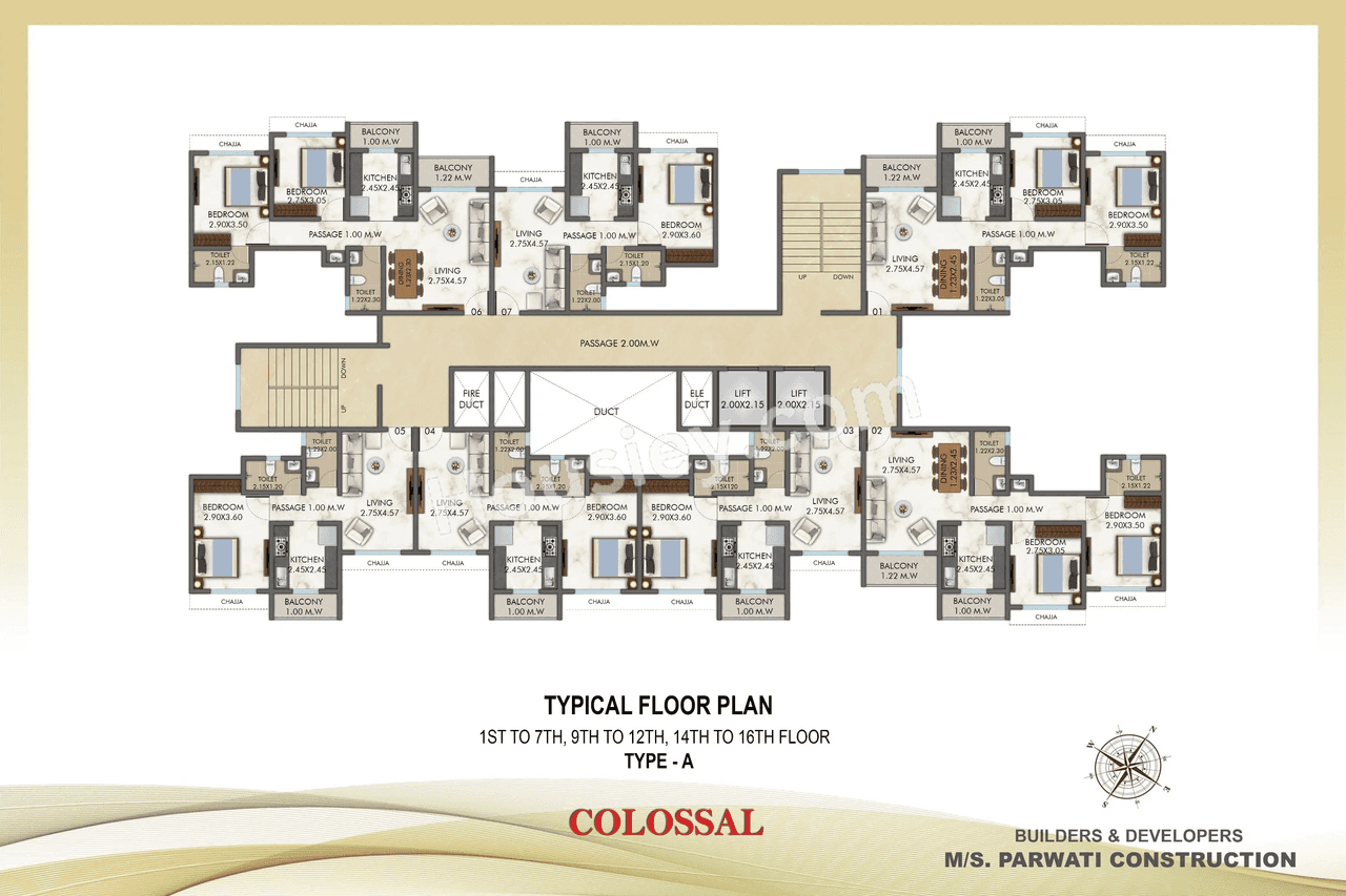 Parwati Colossal Floor plan 2