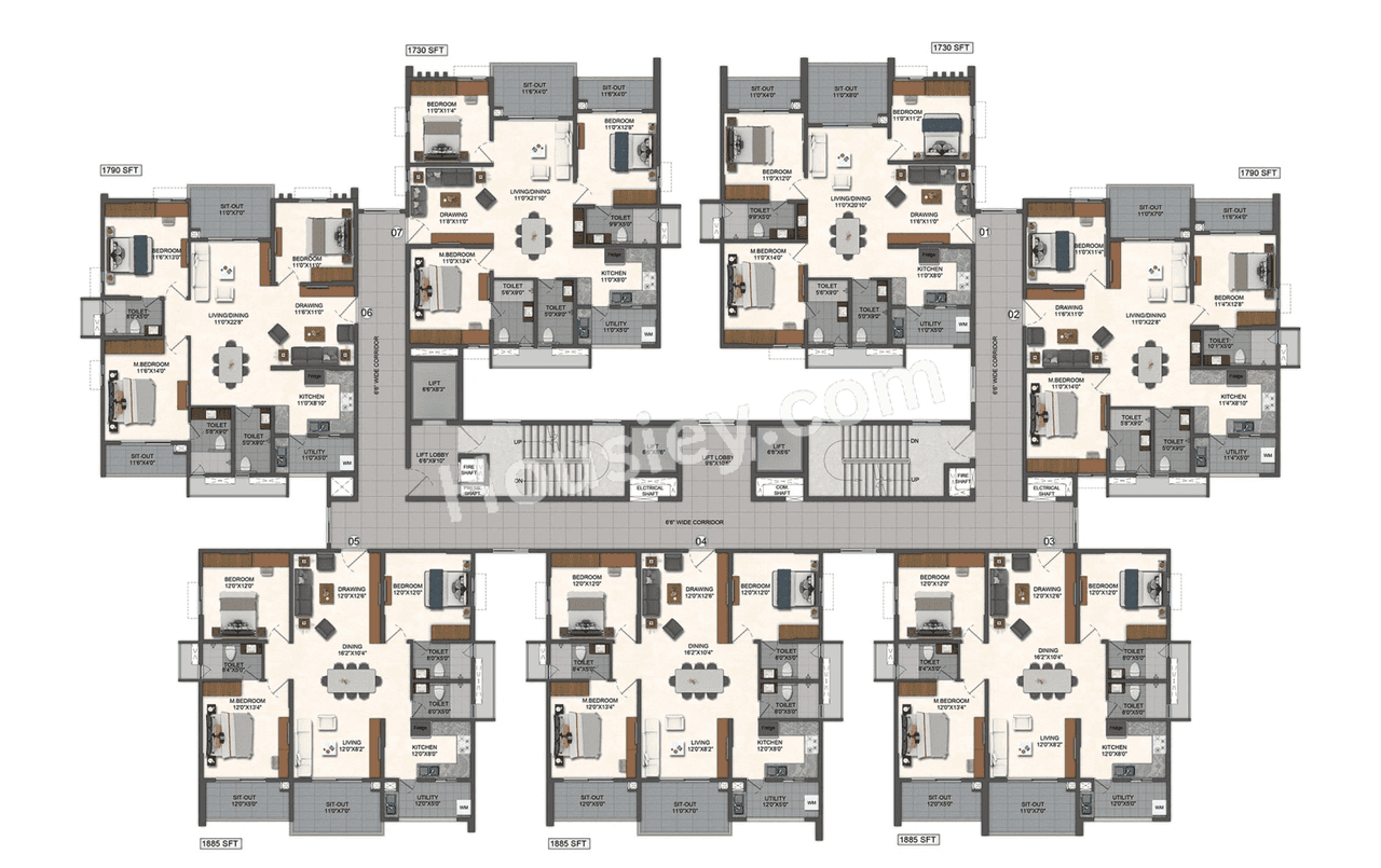 Pavani Mirabilia Floor plan 1