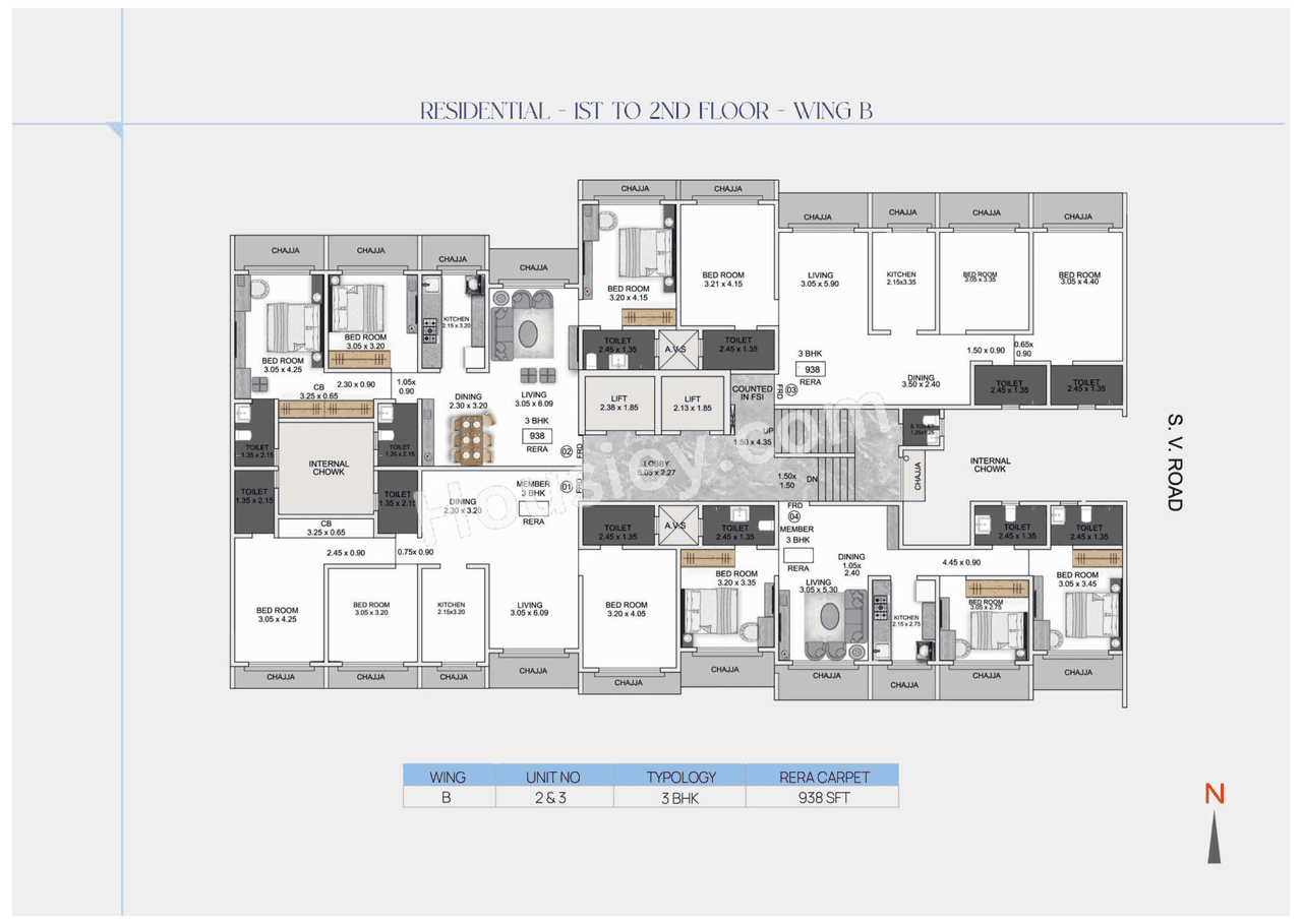 Pentagon Prerana Floor plan 1