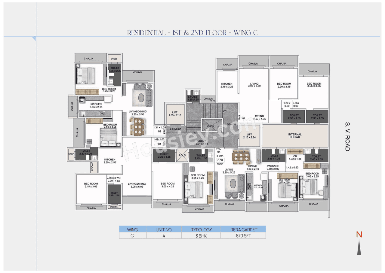 Pentagon Prerana Floor plan 3