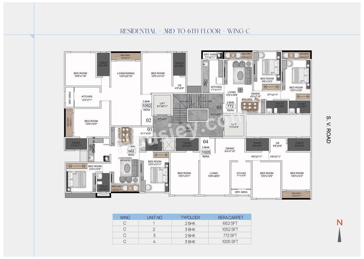 Pentagon Prerana Floor plan 4