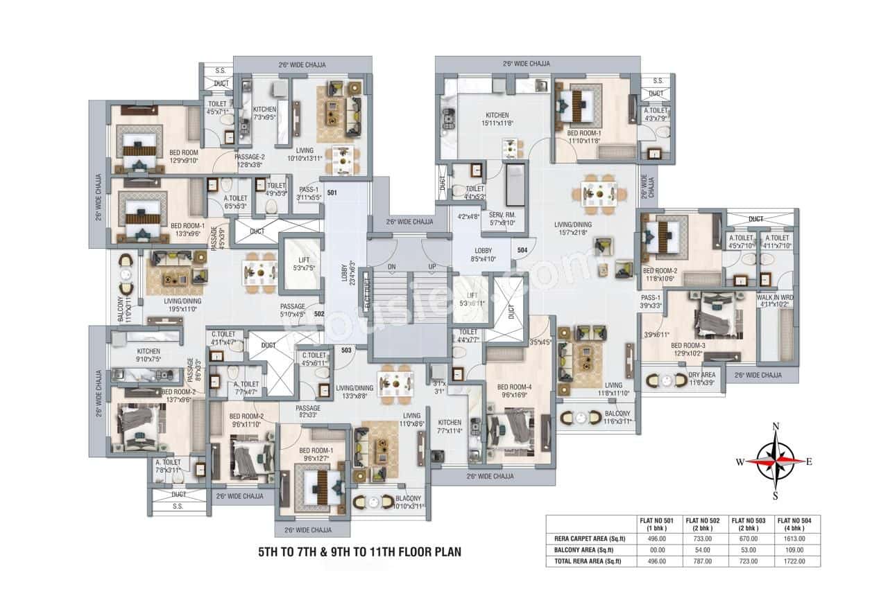 Pilani Fifty9 Avenue Floor Plan