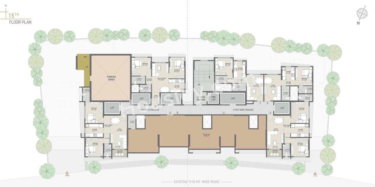 Pinnacle Amantran Floor plan 3