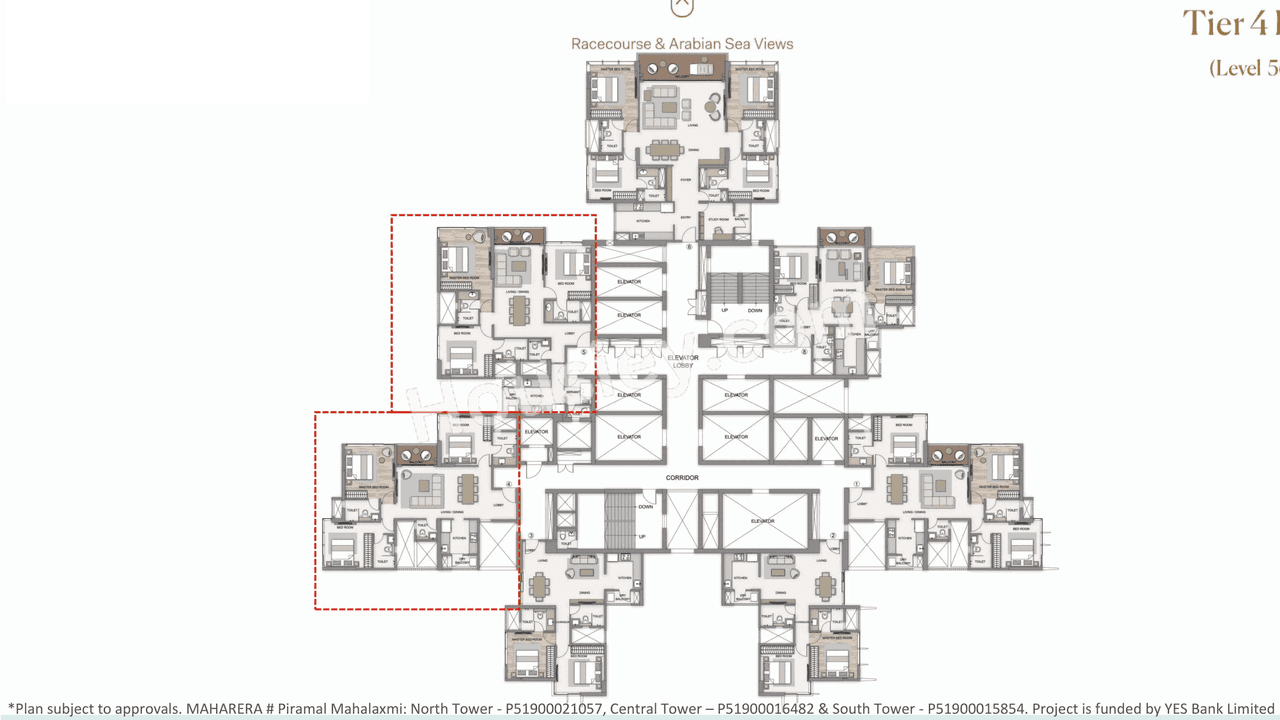 Piramal Mahalaxmi Floor plan 1