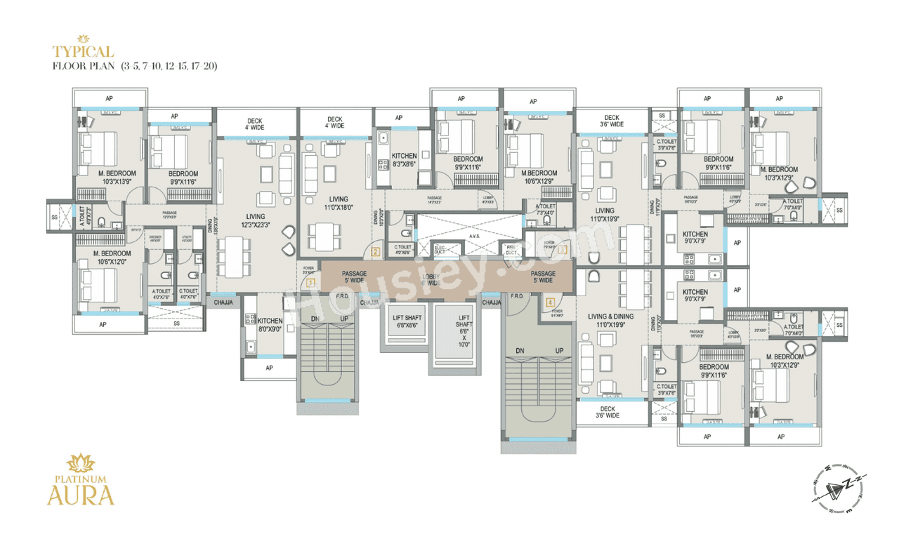 Platinum Aura Floor plan 3