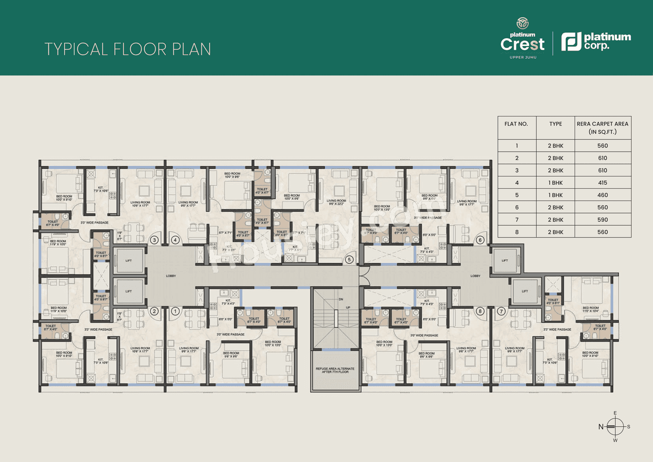 Platinum Crest Floor Plan