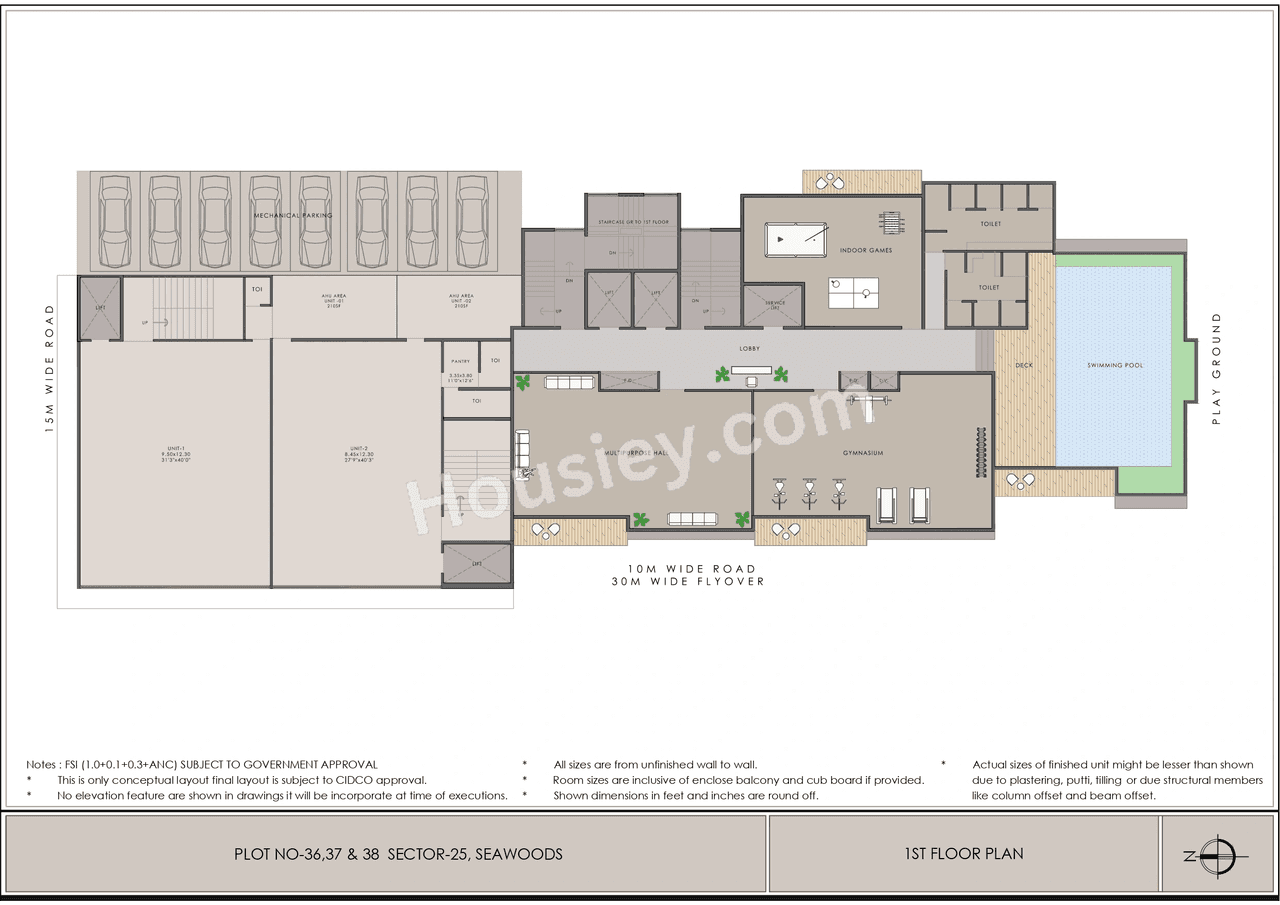 Platinum Mansionz Floor plan 1