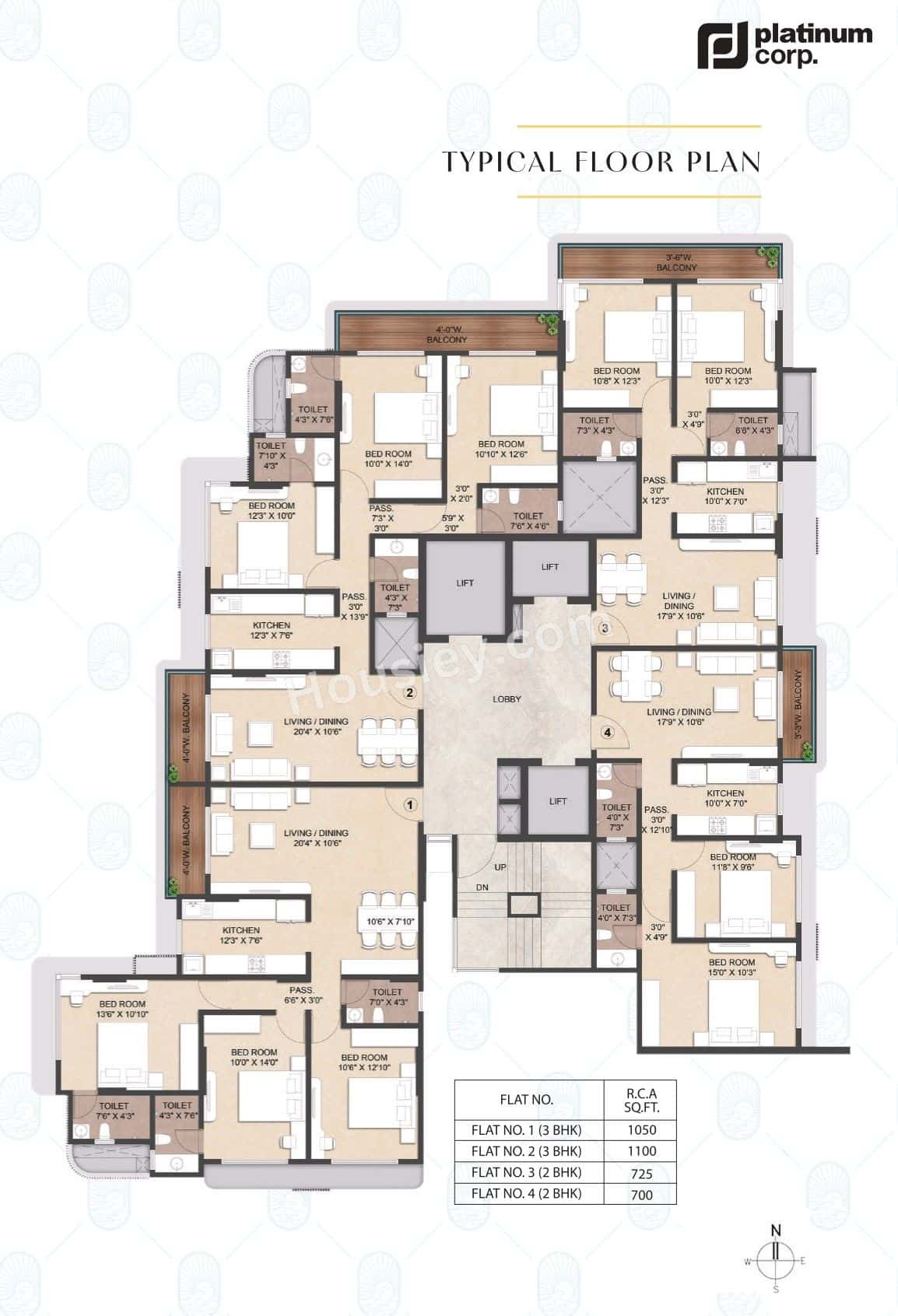 Platinum Oceanic Floor plan 3