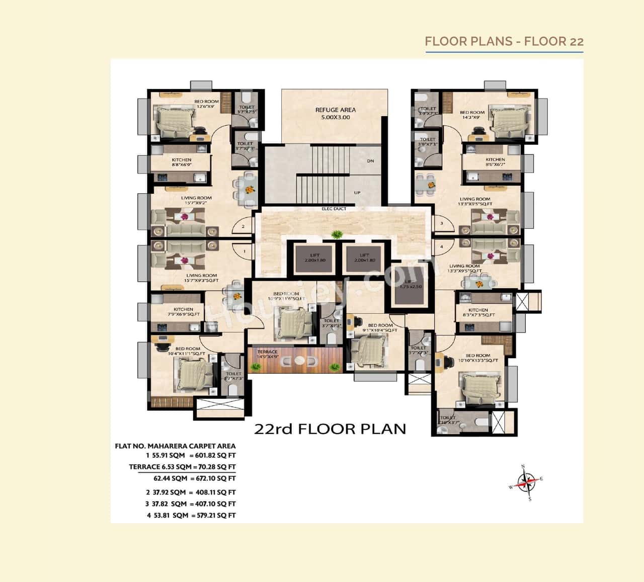 Podar Avanta Heights Floor plan 2