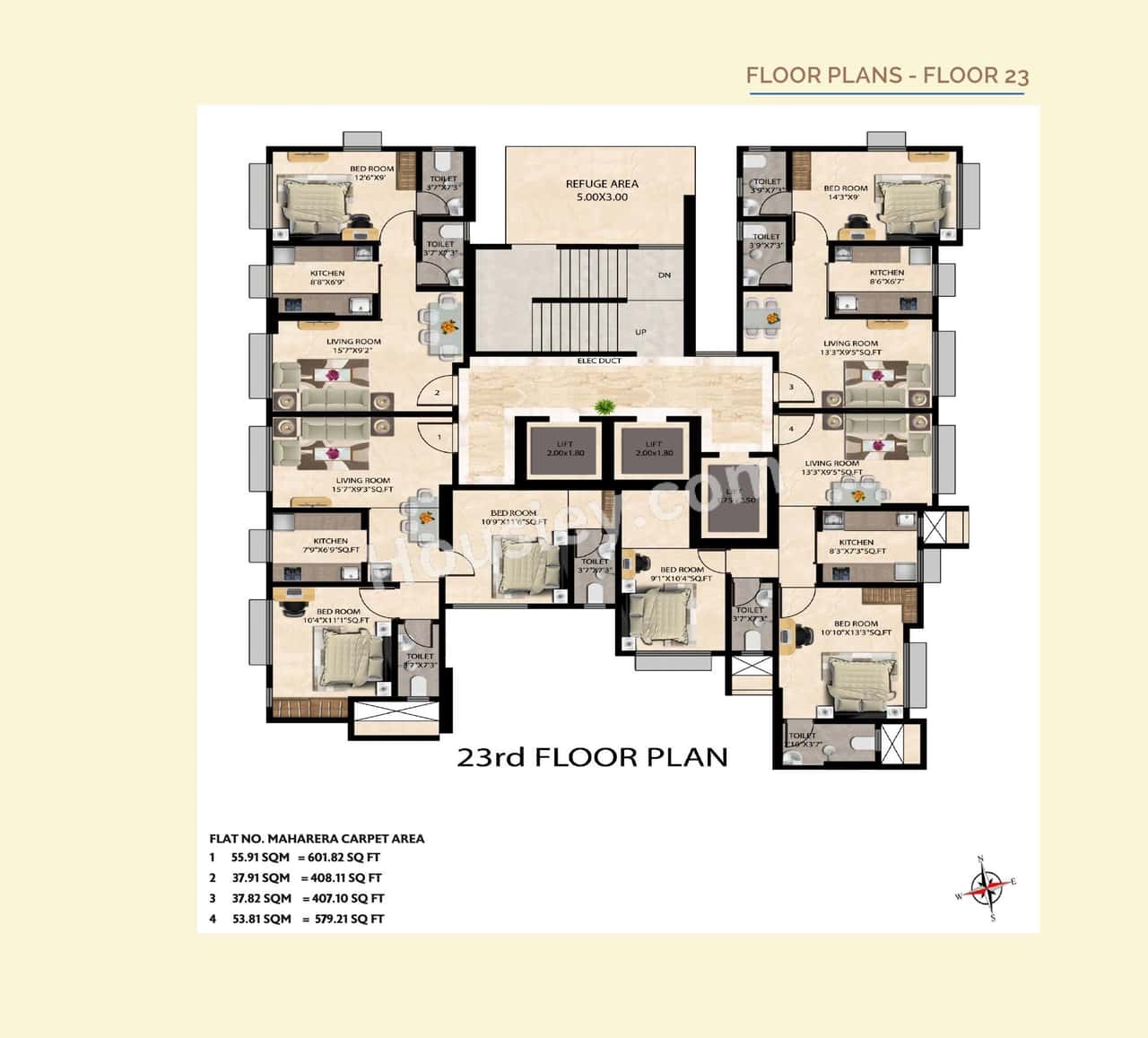 Podar Avanta Heights Floor plan 3