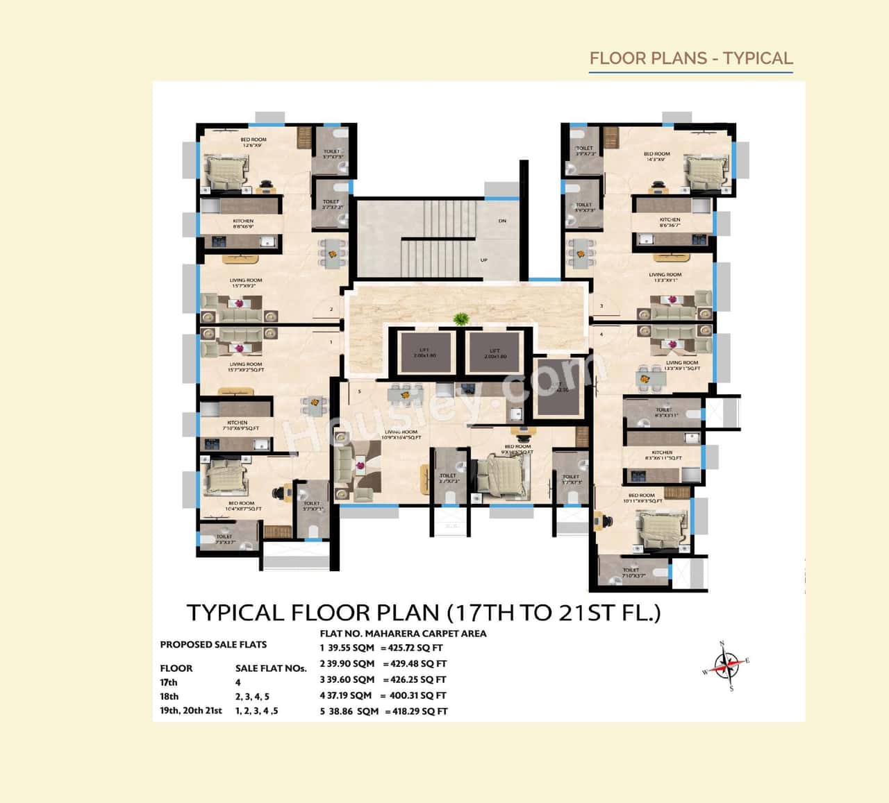 Podar Avanta Heights Floor plan 5
