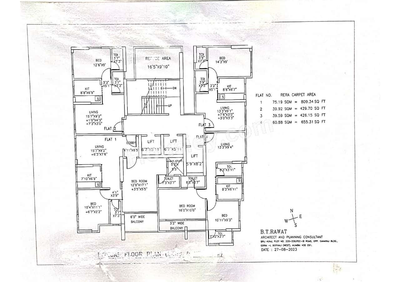 Podar Avanta Heights Floor plan 6
